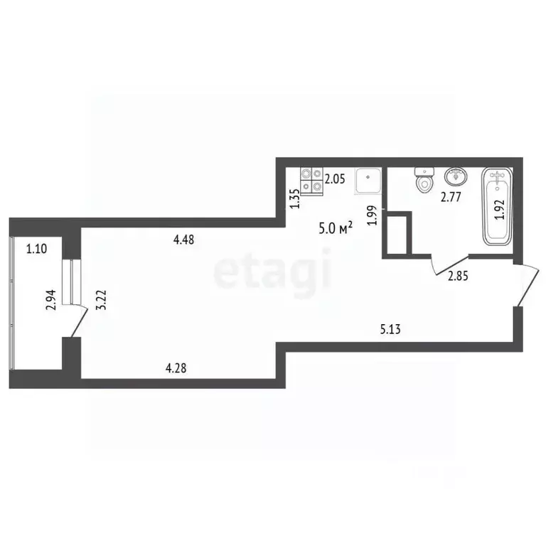 Студия Самарская область, Самара Московское шоссе, 18-й км, 45 (33.5 ... - Фото 2