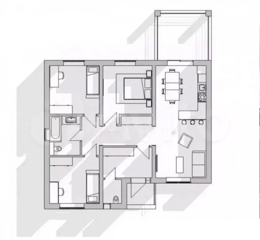 Дом в Белгородская область, Белгородский район, Разумное рп ул. Мирная ... - Фото 2