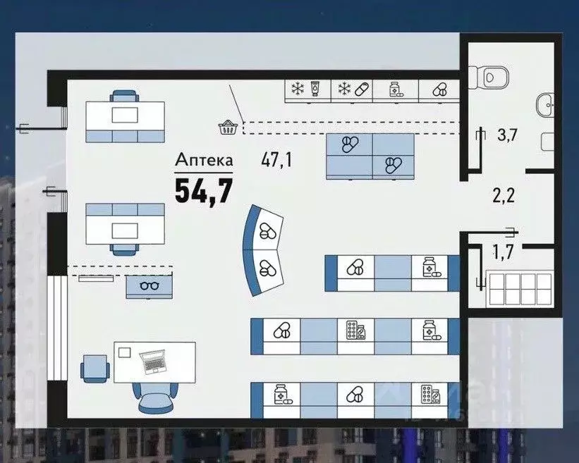 Помещение свободного назначения в Краснодарский край, Новороссийск ул. ... - Фото 2
