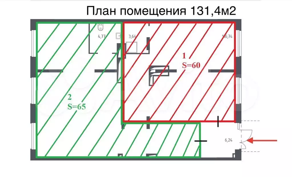 Свободного назначения, 80 м - Фото 1