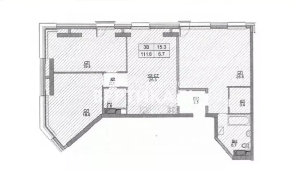 4-к кв. Московская область, Красногорск ул. Авангардная, 5 (112.0 м) - Фото 2