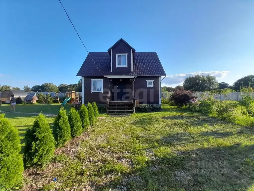 Дом в Калужская область, Жуковский район, Троицкое с/пос, с. Остров ... - Фото 1