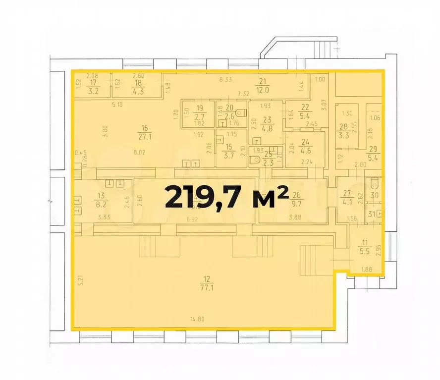 Свободного назначения, 219.7 м - Фото 0