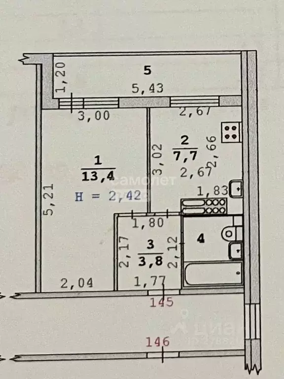 1-к кв. Свердловская область, Екатеринбург ул. Большакова, 95 (28.0 м) - Фото 2
