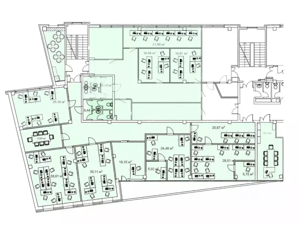 Офис в Санкт-Петербург просп. Добролюбова, 8 (506 м) - Фото 2