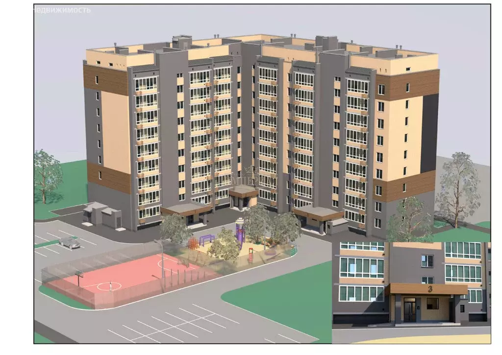 Квартира-студия: Йошкар-Ола, микрорайон Западный, 308-й квартал, ЖК ... - Фото 2