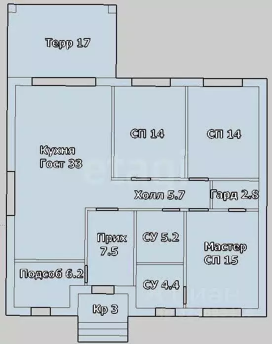 Дом в Ставропольский край, Ставрополь Сигнал садовое товарищество, 102 ... - Фото 1
