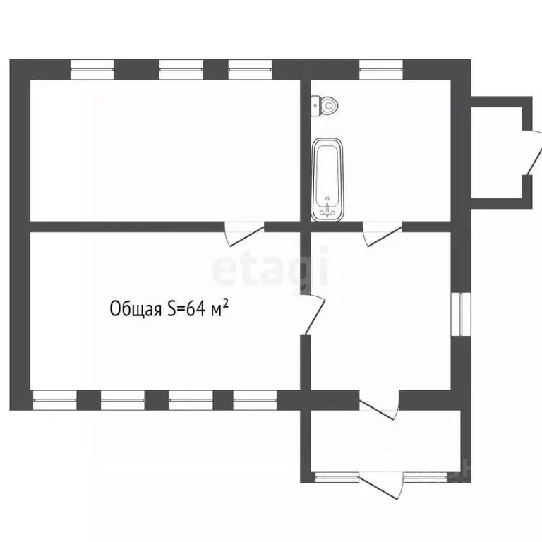 Дом в Брянская область, Навлинский район, Алтухово рп ул. Вокзальная, ... - Фото 2