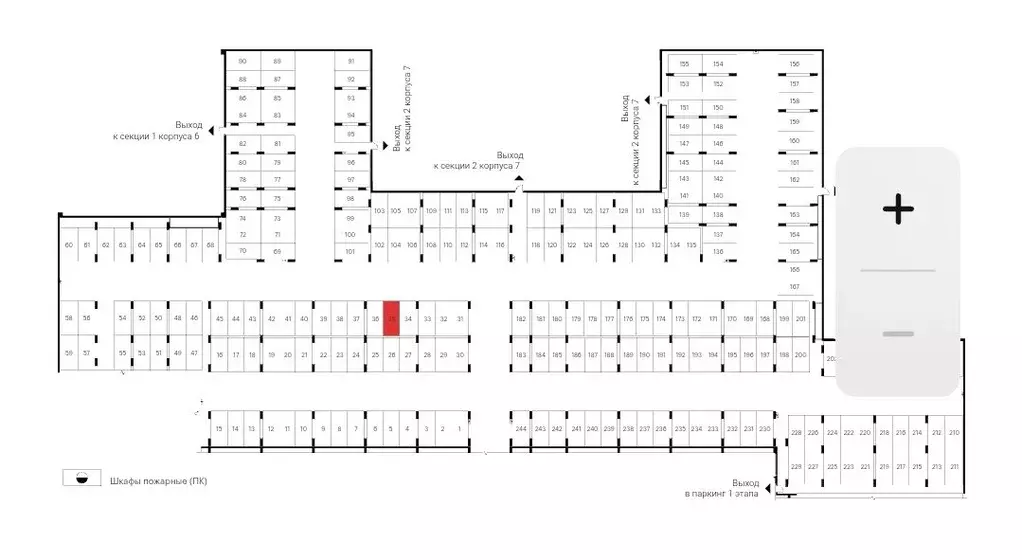 Гараж в Москва Барклая 6 жилой комплекс, к7 (14 м) - Фото 1