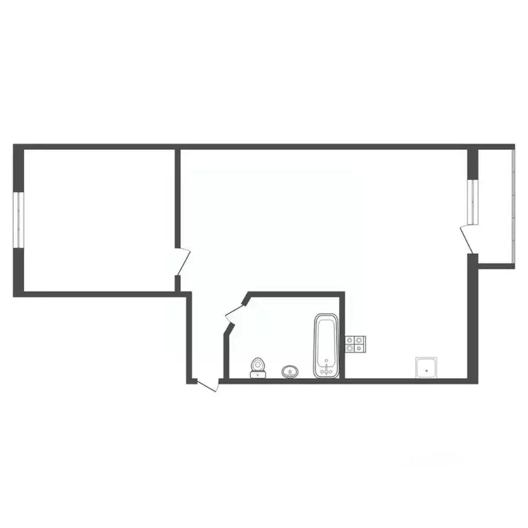 2-к кв. Тульская область, Тула Приупская ул., 9Б (43.8 м) - Фото 1