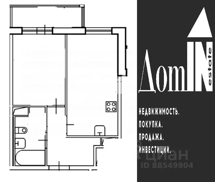 1-к кв. Ленинградская область, Мурино Всеволожский район, ул. ... - Фото 2