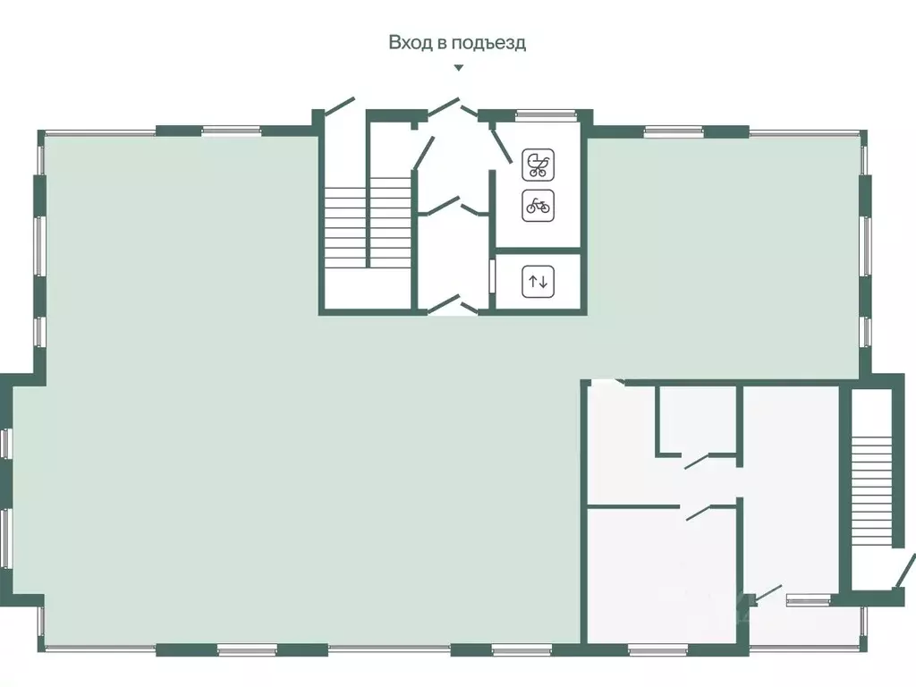 1-к кв. Тюменская область, Тюмень ул. Игоря Комиссарова, 12 (53.26 м) - Фото 1