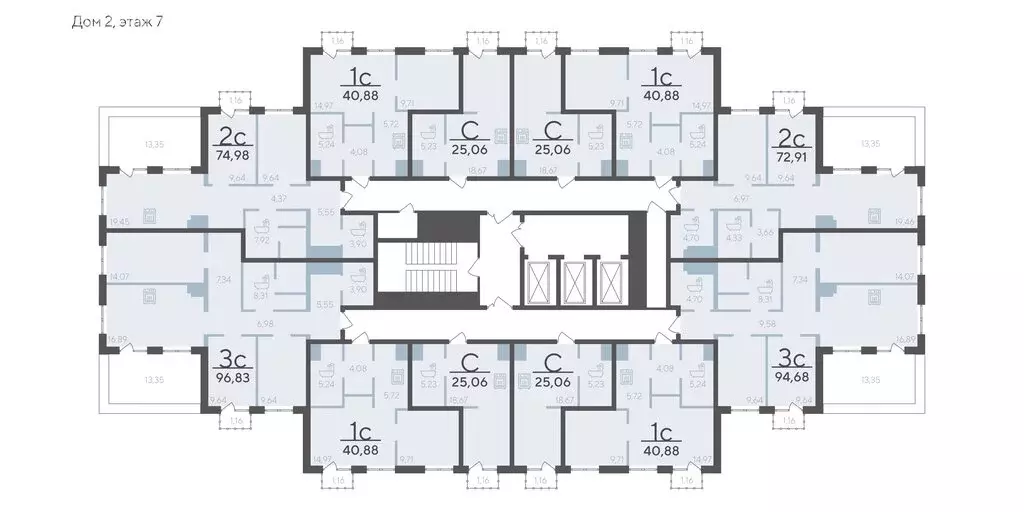 Квартира-студия: Тюмень, улица Геннадия Райкова, 19 (25.06 м) - Фото 2