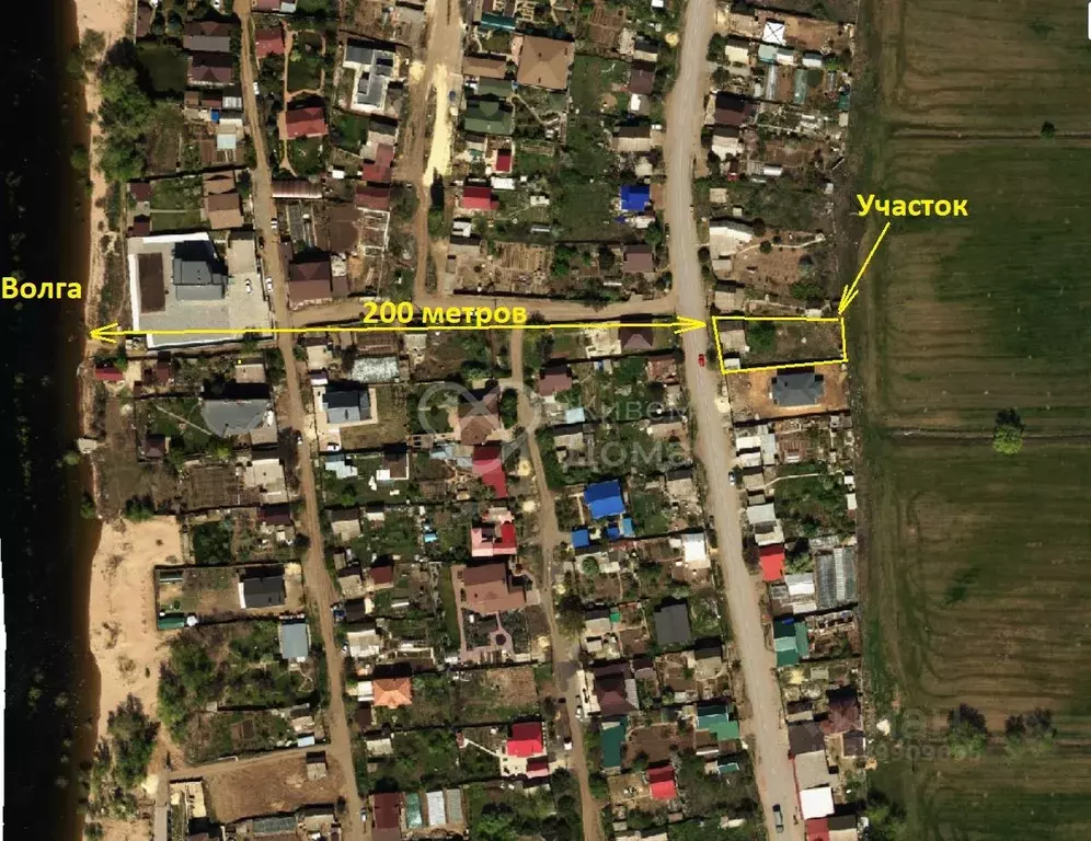 Участок в Волгоградская область, Краснослободск Среднеахтубинский ... - Фото 2