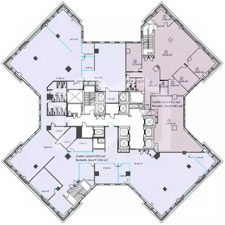 Помещение свободного назначения в Москва Павелецкая пл., 2С2 (461 м) - Фото 2