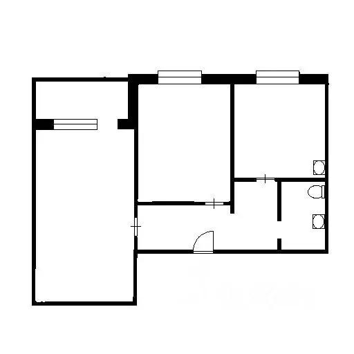 2-к кв. Башкортостан, Уфа Российская ул., 169 (46.0 м) - Фото 1