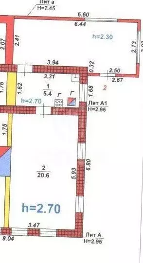 Дом в село Ямное, Октябрьская улица, 70 (43.6 м) - Фото 1