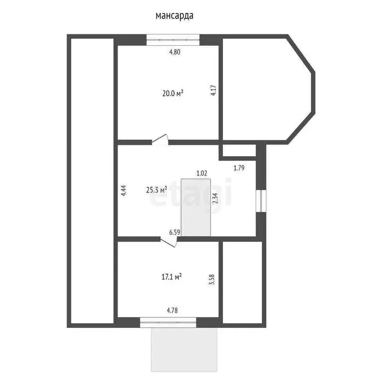 Дом в село Онохино, улица Степана Суворова (167.7 м) - Фото 1