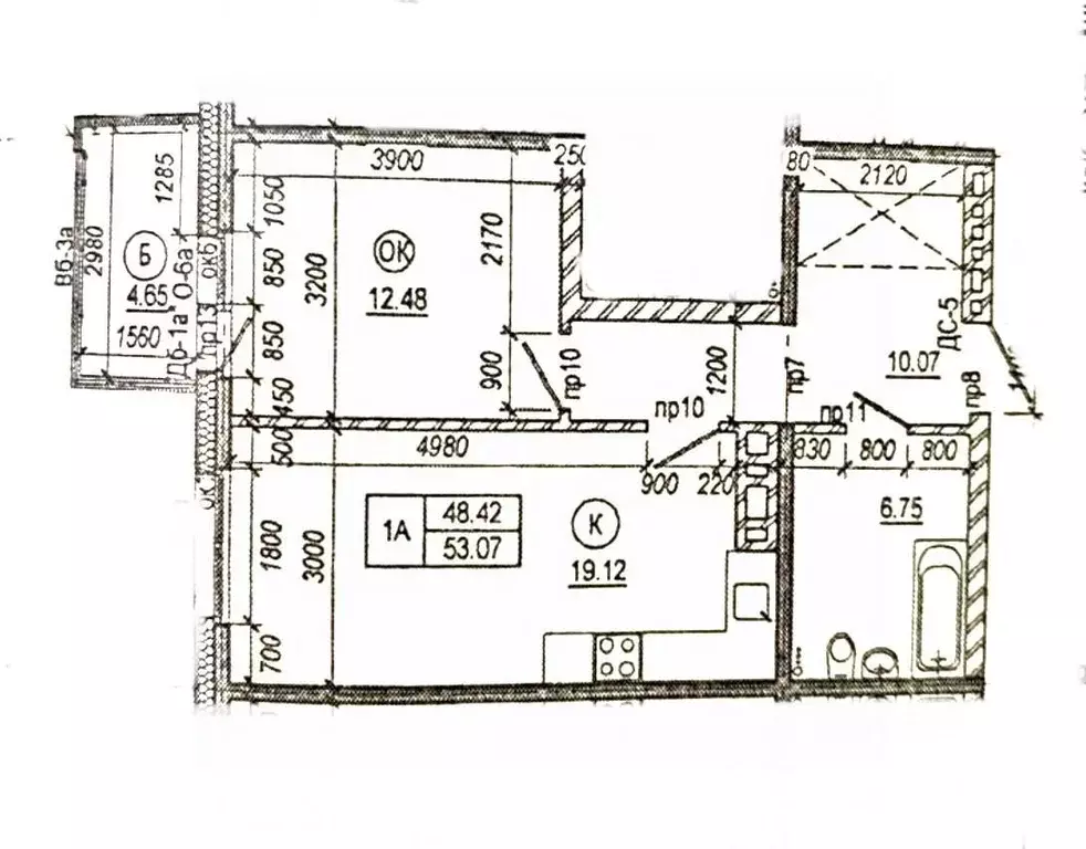 2-к кв. Иркутская область, Иркутск Байкальская ул., 346/7 (53.07 м) - Фото 1