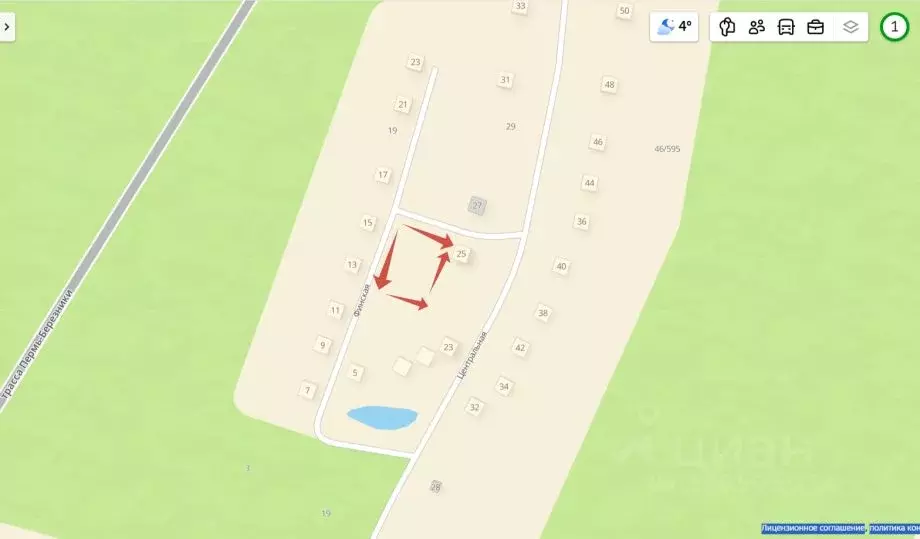 Участок в Пермский край, Березники муниципальный округ, пос. Вогулка ... - Фото 1