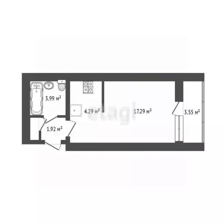 Студия Воронежская область, Воронеж ул. 121-й Стрелковой Дивизии, 9 ... - Фото 2