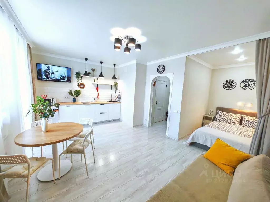 Студия Тюменская область, Тюмень ул. Дмитрия Менделеева, 2 (29.0 м) - Фото 2