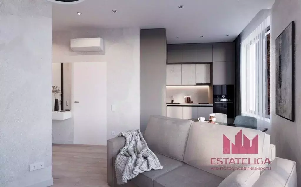 Студия Москва Нагатинская наб., 10А (26.0 м) - Фото 2