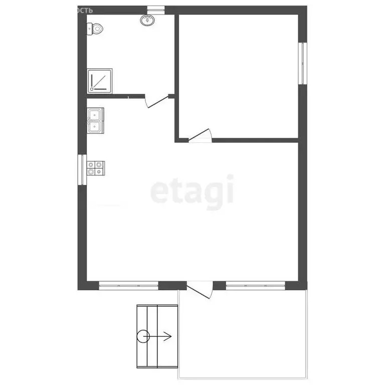 Дом в Тюменская область, Нижнетавдинский муниципальный округ, СТ ... - Фото 1