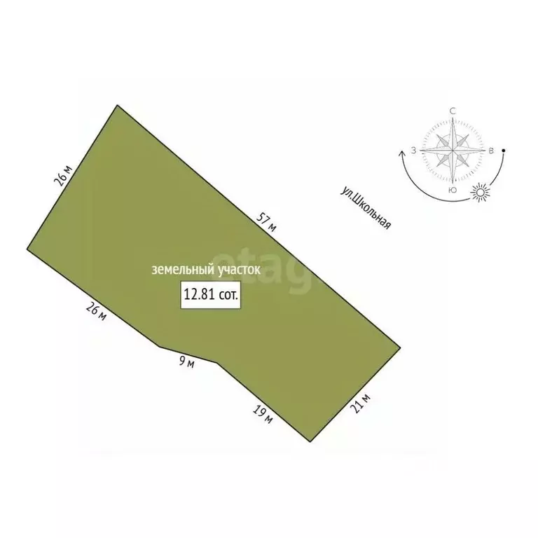 Дом в Амурская область, с. Тамбовка ул. Школьная, 2 (53 м) - Фото 2