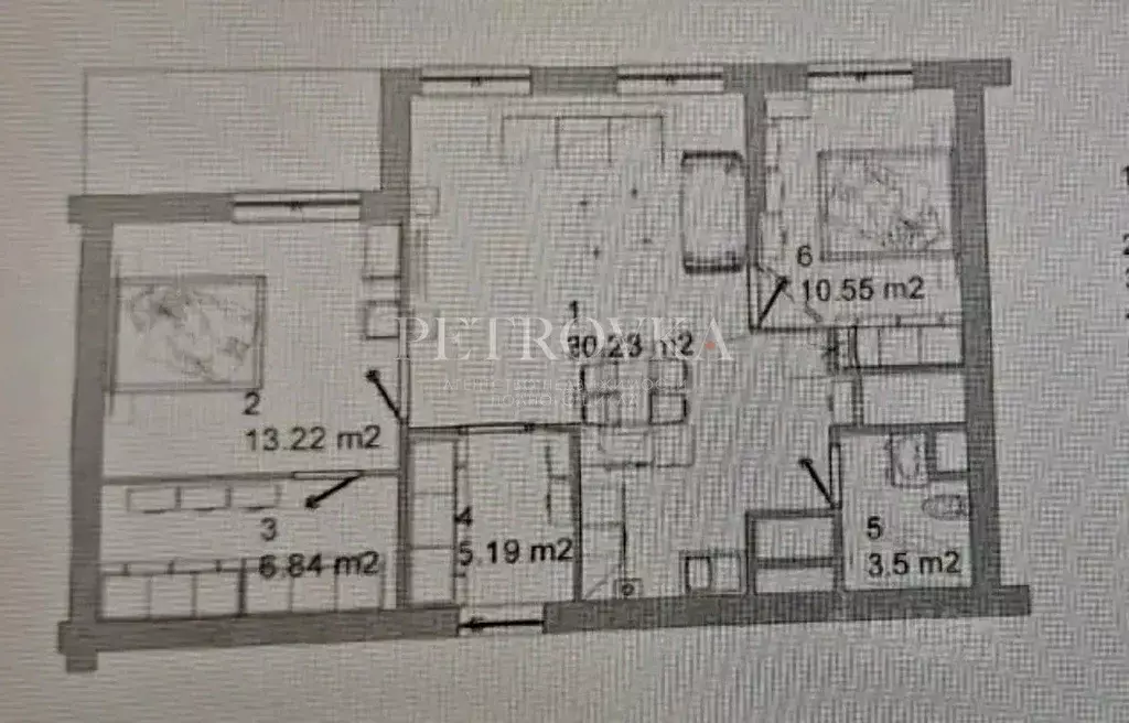 3-к кв. Москва ул. Адмирала Лазарева, 63к3 (69.1 м) - Фото 2