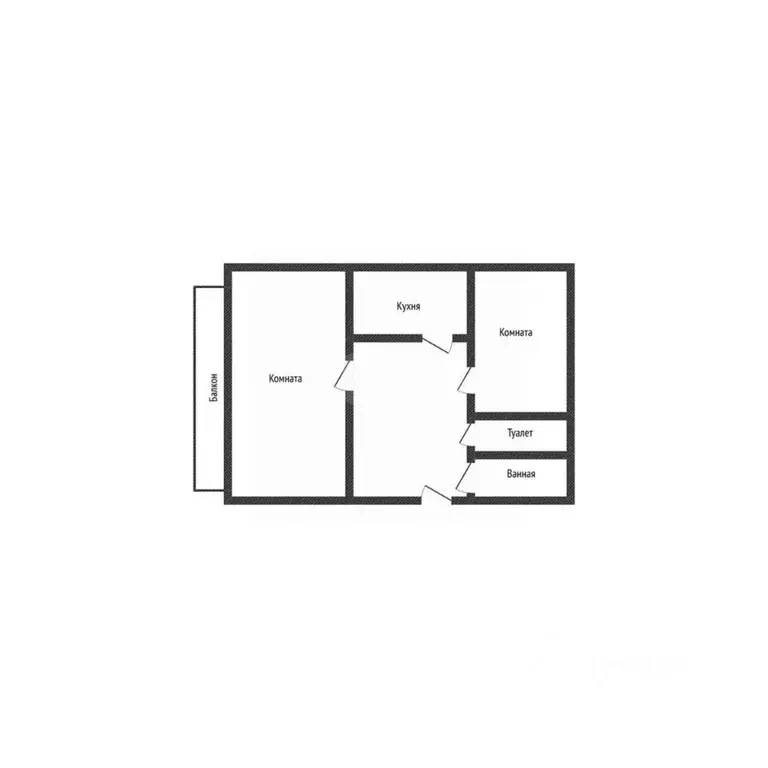 2-к кв. Белгородская область, Строитель Яковлевский городской округ, ... - Фото 2