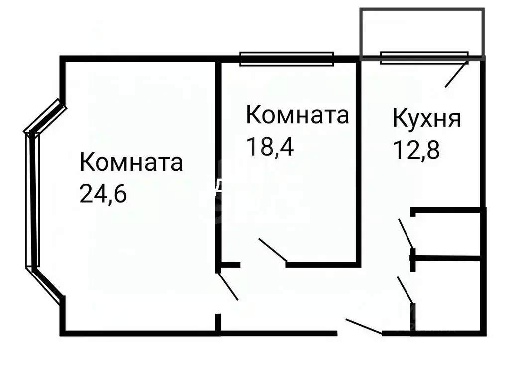 2-к кв. Санкт-Петербург 2-я Жерновская ул., 26к2 (71.0 м) - Фото 1