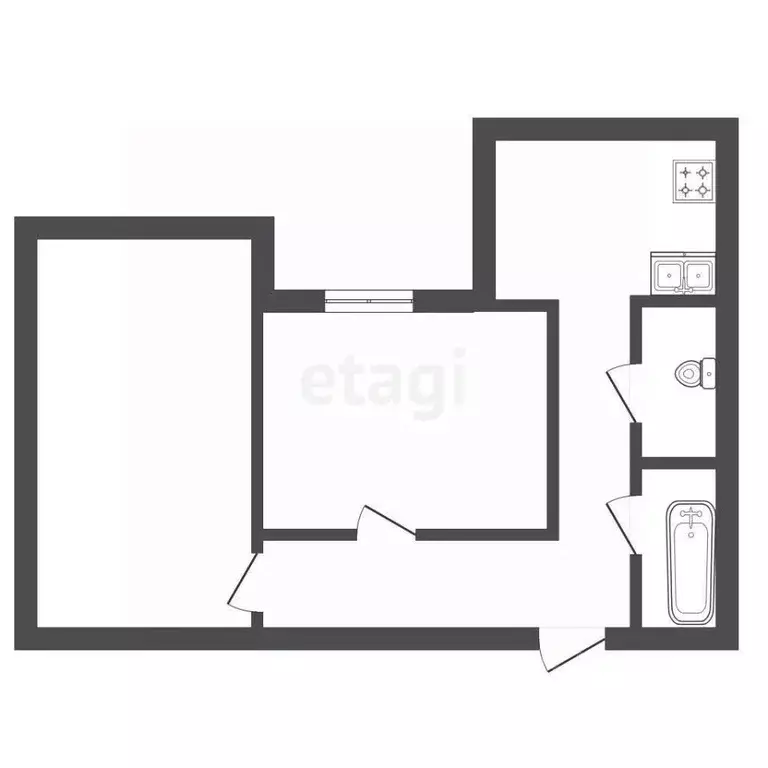 Комната Санкт-Петербург 3-й Рабфаковский пер., 5К1 (13.1 м) - Фото 1