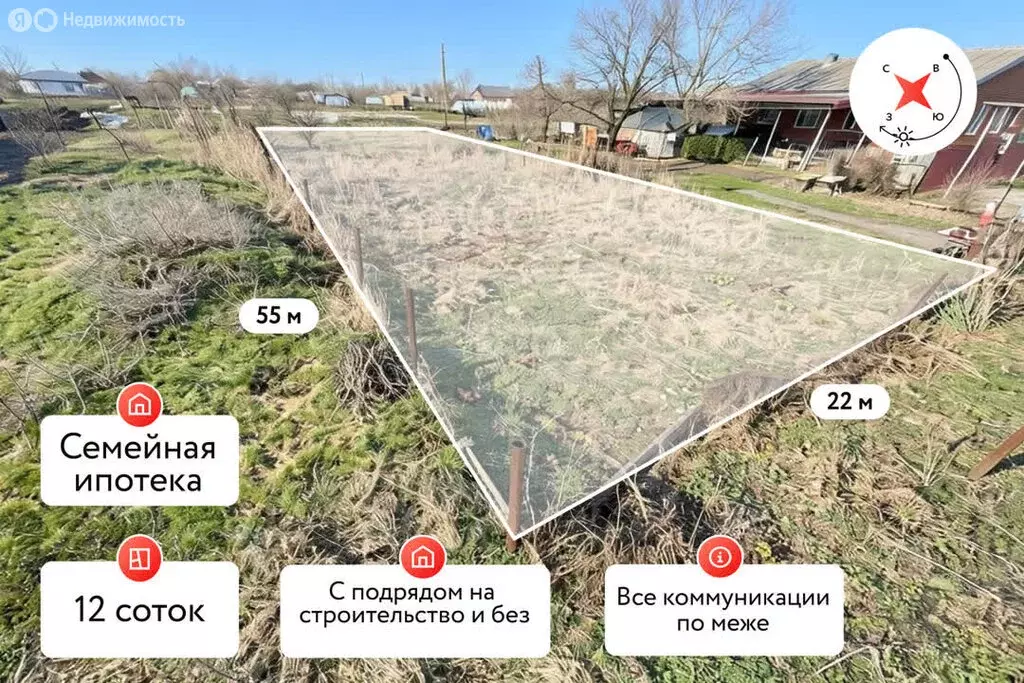 Участок в станица Анастасиевская, Продольная улица (12 м) - Фото 1