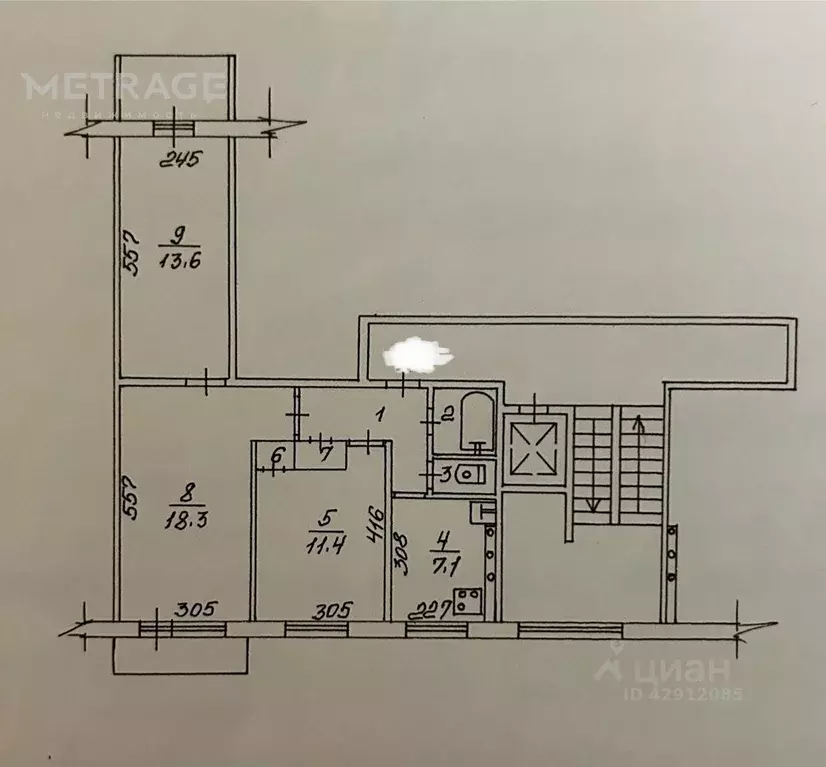 3-к кв. Новосибирская область, Новосибирск Тульская ул., 270/1 (60.2 ... - Фото 1