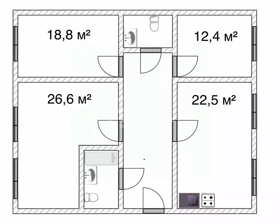 3-к кв. Санкт-Петербург просп. Тореза, 36К2 (102.5 м) - Фото 2