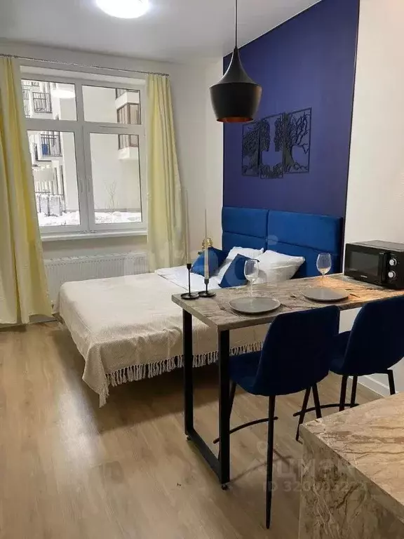 Студия Ярославская область, Ярославль ул. Городской Вал, 15к1 (22.0 м) - Фото 1