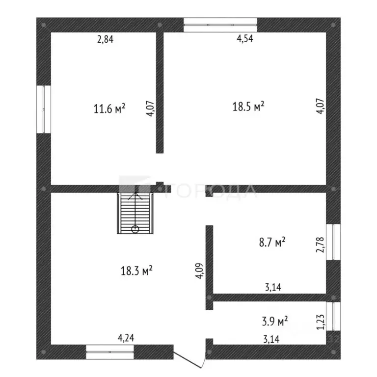 Дом в Томская область, Томский район, с. Корнилово ул. Кустарная, 8 ... - Фото 2