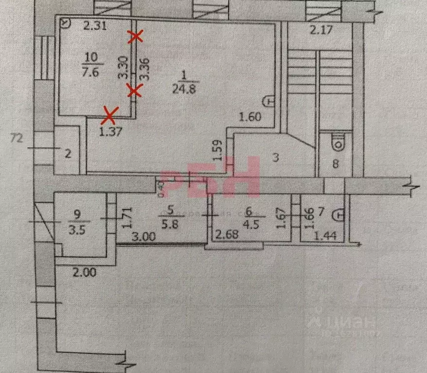 Помещение свободного назначения в Костромская область, Кострома ул. ... - Фото 2