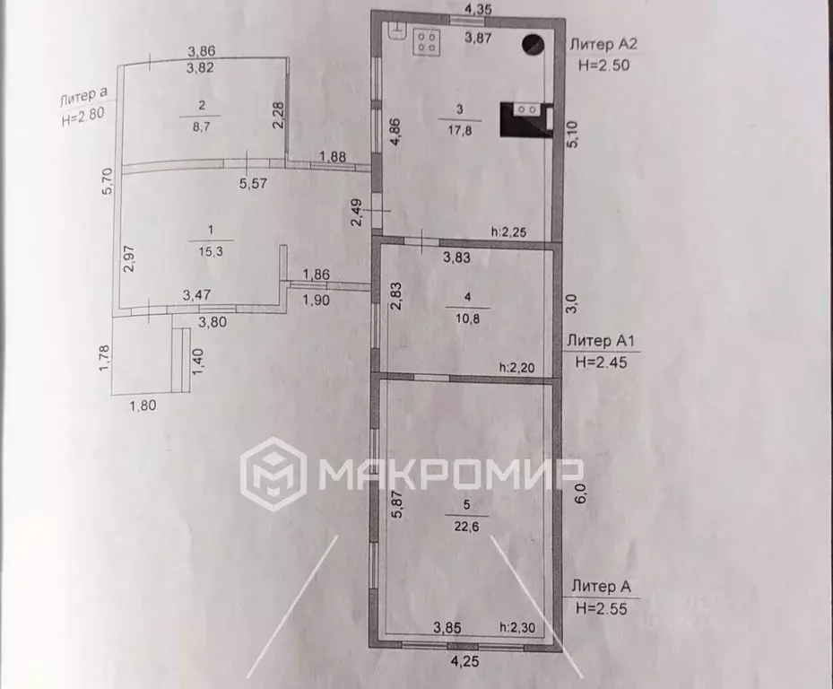 Дом в Челябинская область, Челябинск Пятигорская ул., 8 (75 м) - Фото 2