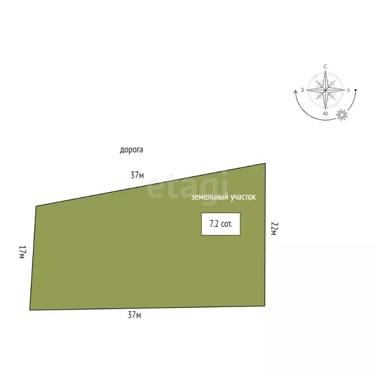 Участок в Тюменская область, Тюмень Плеханова мкр, ул. Кооперативная ... - Фото 1
