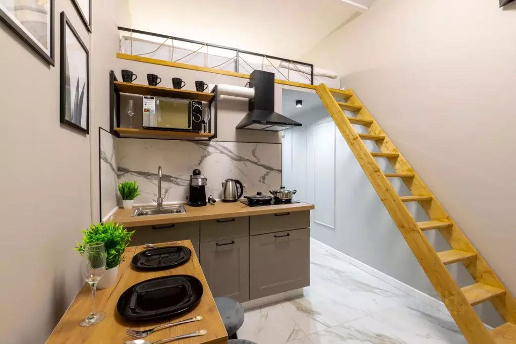 Студия Санкт-Петербург ул. Блохина, 12 (17.0 м) - Фото 1