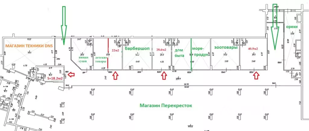 Торговая площадь в Санкт-Петербург пос. Парголово, ул. Брюлловская, 3 ... - Фото 1