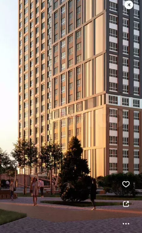 1-к. квартира, 40,9 м, 21/22 эт. - Фото 1