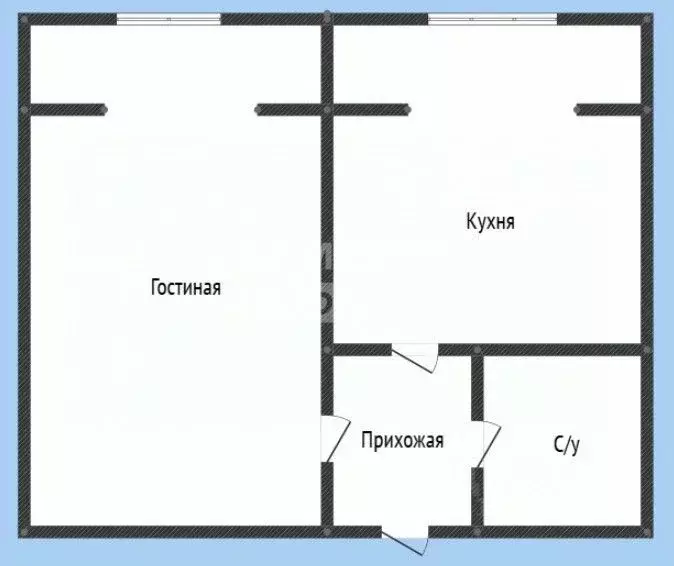 1-к кв. Дагестан, Каспийск ул. Магомедали Магомеджановa, 5к2 (44.5 м) - Фото 2