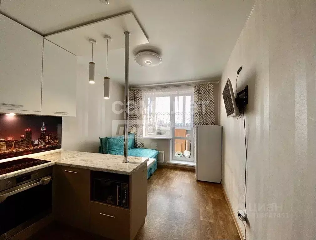 1-к кв. Пермский край, д. Кондратово ул. Школьная, 16Б (35.2 м) - Фото 1