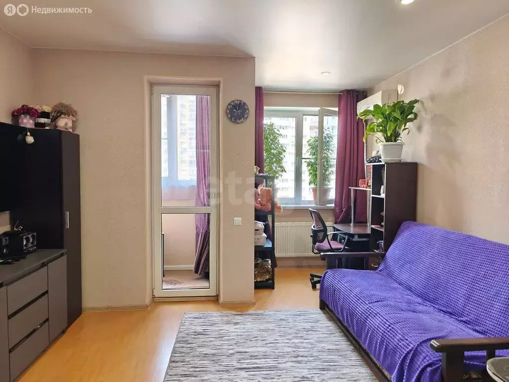 Квартира-студия: Краснодар, улица Адмирала Серебрякова, 3к1 (27.4 м) - Фото 1