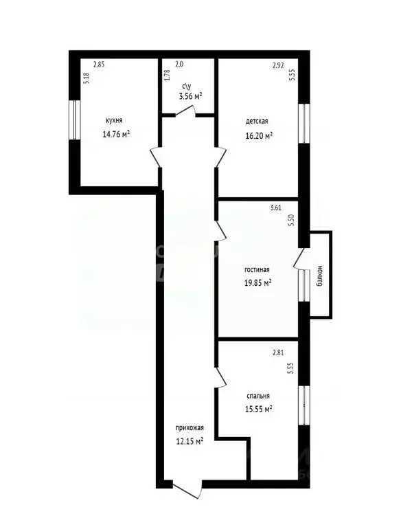 3-к кв. Дагестан, Дербент ул. Свердлова, 4 (86.0 м) - Фото 2