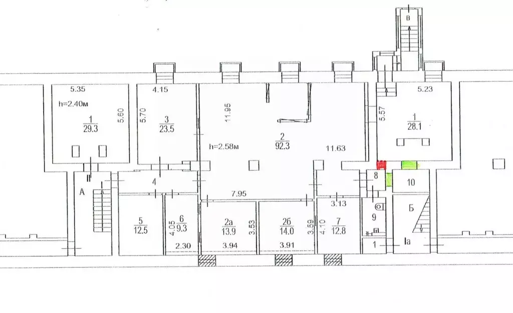 Помещение свободного назначения в Москва Люсиновская ул., 66 (240 м) - Фото 2