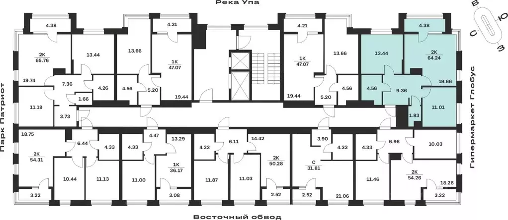 2-к кв. Тульская область, Тула городской округ, с. Осиновая Гора, ... - Фото 2